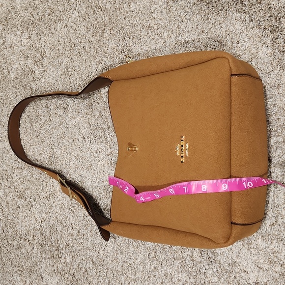 Small coach like suede bag - Picture 6 of 6
